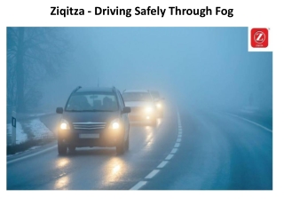 Ziqitza - Driving Safely Through Fog