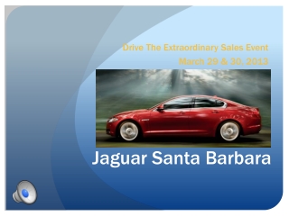 Drive The Extraordinary Sales Event March 29 & 30, 2013