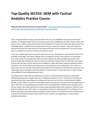 SEC555: SIEM with Tactical Analytics