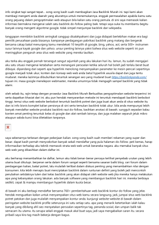 Bagikan U Jasa Backlink Murah  Segolongan Hidup Buat Website Bisnis Sama Layanan