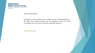 Fidic Training Dubai   Zabeelinstitute.ae