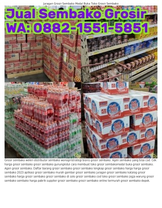 O88ᒿ_1551_5851 (WA) Cara Menata Toko Grosir Sembako Waralaba Grosir Sembako