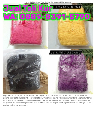 088ᑫ~8౩ᑫl~57ᑫ0 (WA) Jual Tali Kur Di Palembang Rajutan Tali Kur
