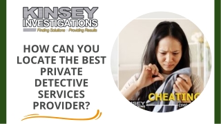 Find The Best Private Investigator in California