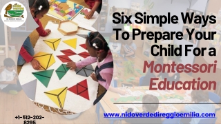 Six Simple Ways To Prepare Your Child For a Montessori Education