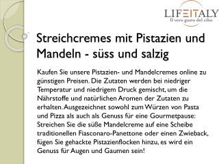 Streichcremes mit Pistazien und Mandeln - süss und salzig