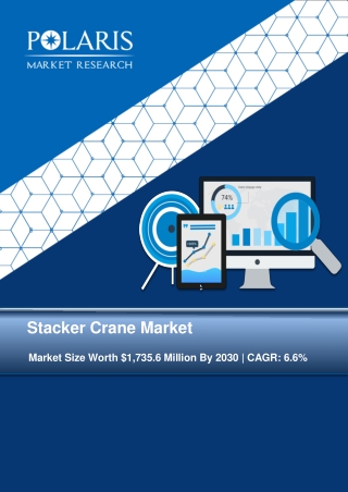 The global stacker crane market was estimated at USD 977.27 million in 2021 and
