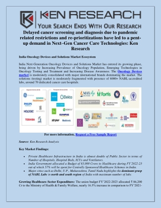 Oncology Companion Diagnostics Product India - Ken Research