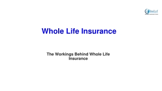 Whole Life Insurance Mississauga