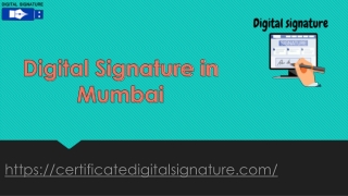 Digital Signature in Mumbai