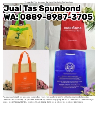 ౦88ᑫ–8ᑫ87–З7౦5 (WA) Tas Spunbond Press Surabaya Jual Tas Spunbond Jakarta