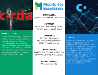 Corda Blockchain Development Company