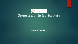 General Dentistry Toronto