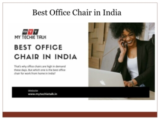 Best Office Chair in India