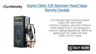 Aspire Cleito 120 Atomizer Head