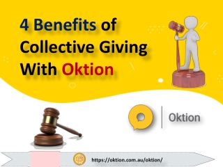 4 Benefits of Collective Giving With Oktion