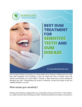 Best Gum Treatment for Sensitive Teeth and Gum Disease.docx