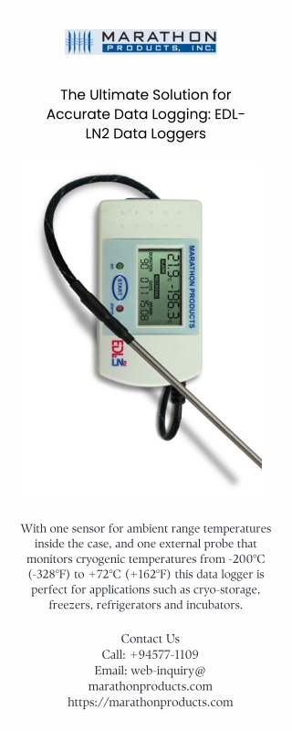 Know Your EDL-LN2 Data Loggers for Maximum Efficiency