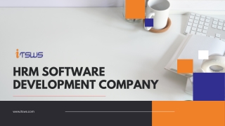 Best HRM Software Development Company in Ranchi | ITSWS Technologies