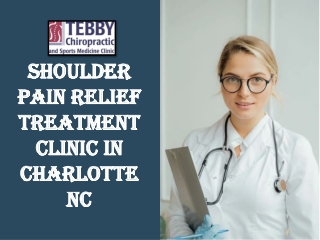 Shoulder Pain Relief Treatment Clinic in Charlotte NC