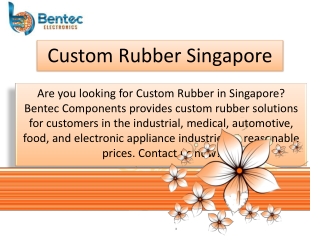 Custom Rubber Singapore