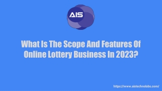 Best Lotto Software Provider In Canada - AIS Technolabs