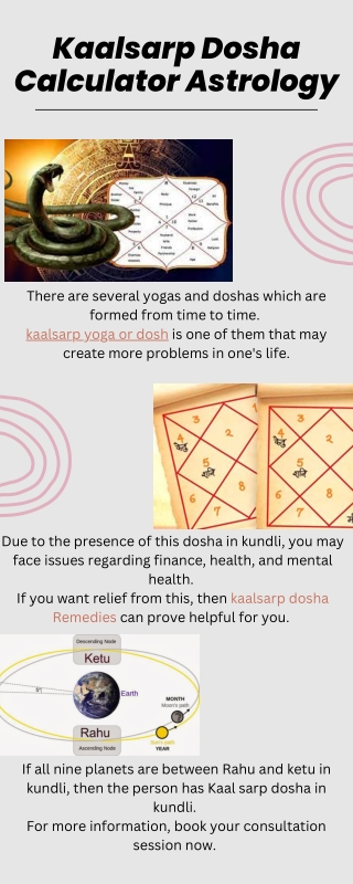 Kaalsarp Dosha Calculator Astrology