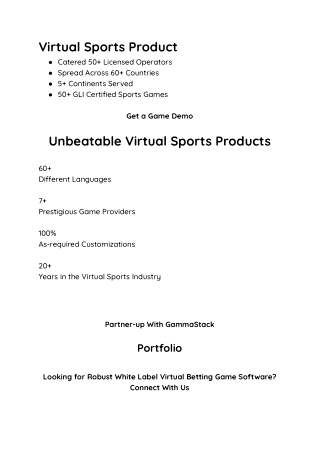 06 Virtual sports product