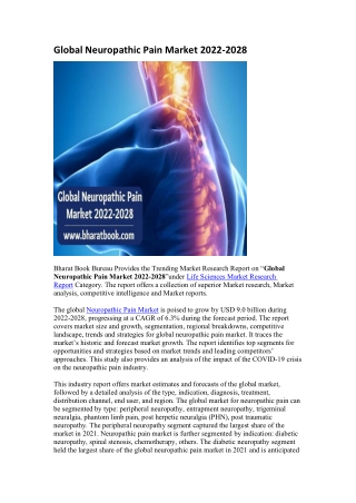 Global Neuropathic Pain Market 2022-2028