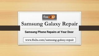 Samsung Galaxy Repair