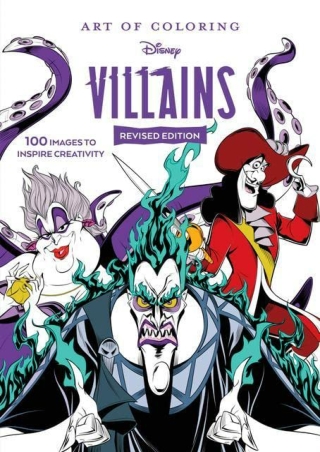GET [PDF] ((DOWNLOAD)) Art of Coloring: Disney Villains