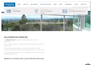 Aluminium Fences Boundaries Auckland | Auckland Aluminium Fences Boundaries