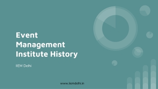 Event Management Institute History