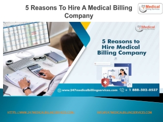 5 Reasons to Hire a Medical Billing Company