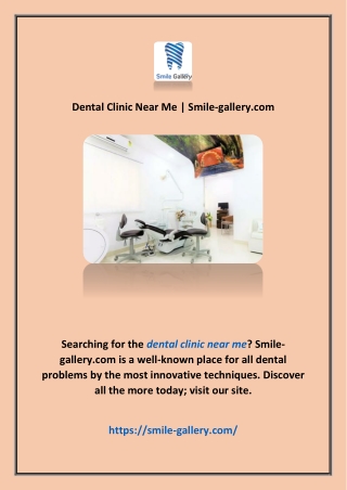 Dental Clinic Near Me | Smile-gallery.com