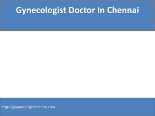 best gynecologist in chennai