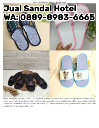 O889_898౩_ᏮᏮᏮ5 (WA) Sandal Hotel Harga 1500 Sandal Hotel Harga 1000
