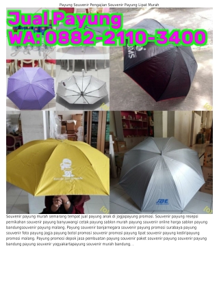 Ô882·2llÔ·ЗԿÔÔ (WA) Payung Custom Jogja Souvenir Payung Bali