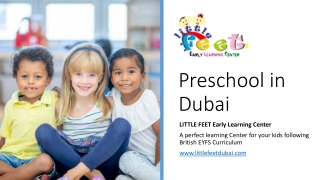 Preschool in Dubai​