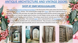 Antique Architecture and Vintage Doors