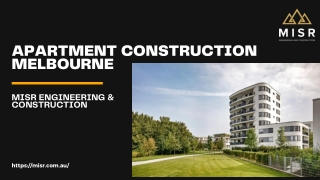 Unit Builders Melbourne | MISR Engineering & Construction
