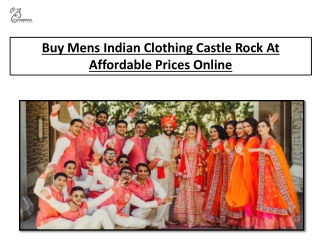 Buy Mens Indian Clothing Castle Rock At Affordable Prices Online