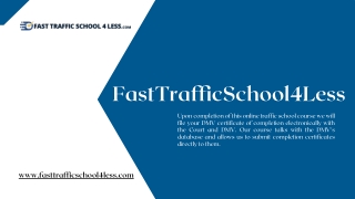 How Does Online Traffic School Work | Fasttrafficschool4less.com