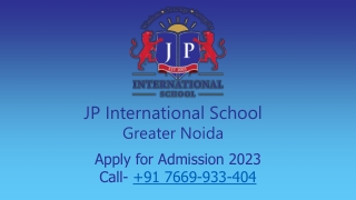 K-12 School in Greater Noida