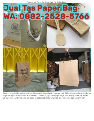 Ö882.2528.5766 (WA) Jual Paper Bag Di Jogja Tas Kertas Tote Bag