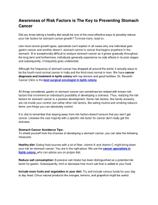 Stomach Cancer