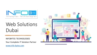 Web Solutions in Dubai