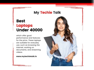 Best Laptops Under 40000