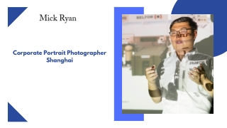 Corporate Portrait Photographer Shanghai
