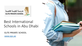 Best International Schools in Abu Dhabi_